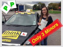 leanna from liphook passed with doug at think driving school