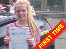 Jessica bracknell happy driving school lesson learner