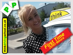 Amy from Bracknell passed with think driving school with ZERO minors 