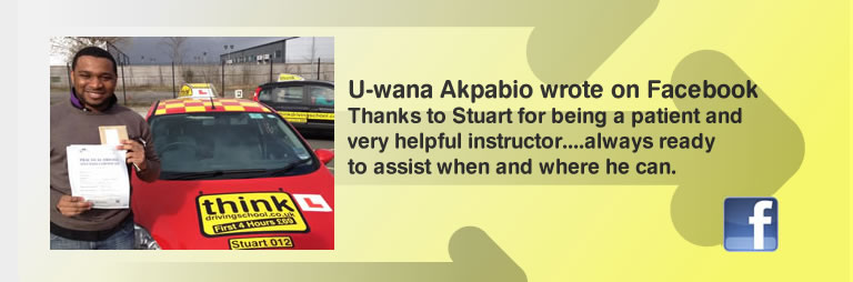 u-wana akpabio left a 5 star review of think driving school