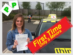 lucy from headley passed with douglas edwards after driving lessons in bordon