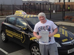 Jack from Normandy Passed after driving lessons from think drivnig school