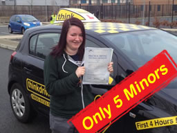 Naomi from Camberley passed her drivng test with tim price-bowen