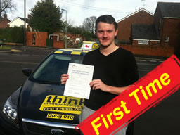 WELL DONE to Dom from Lindford who passed FIRST TIME with just 6 minors after taking lessons with Doug @ www.thinkdrivingschool.co.uk