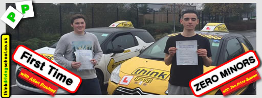 Passed with think driving school in November 2015