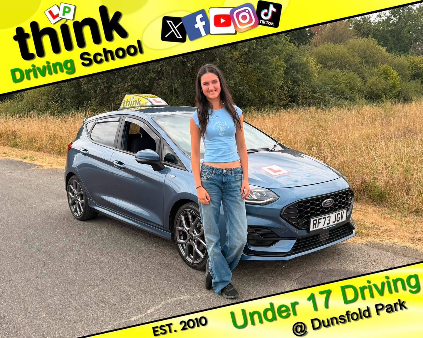 Passed with think driving school June 2026 and left this 5 star review