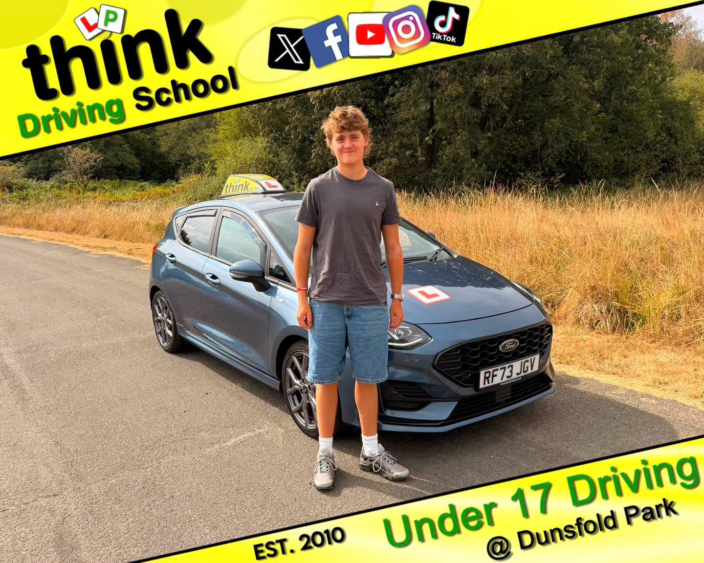 Passed with think driving school June 2026 and left this 5 star review