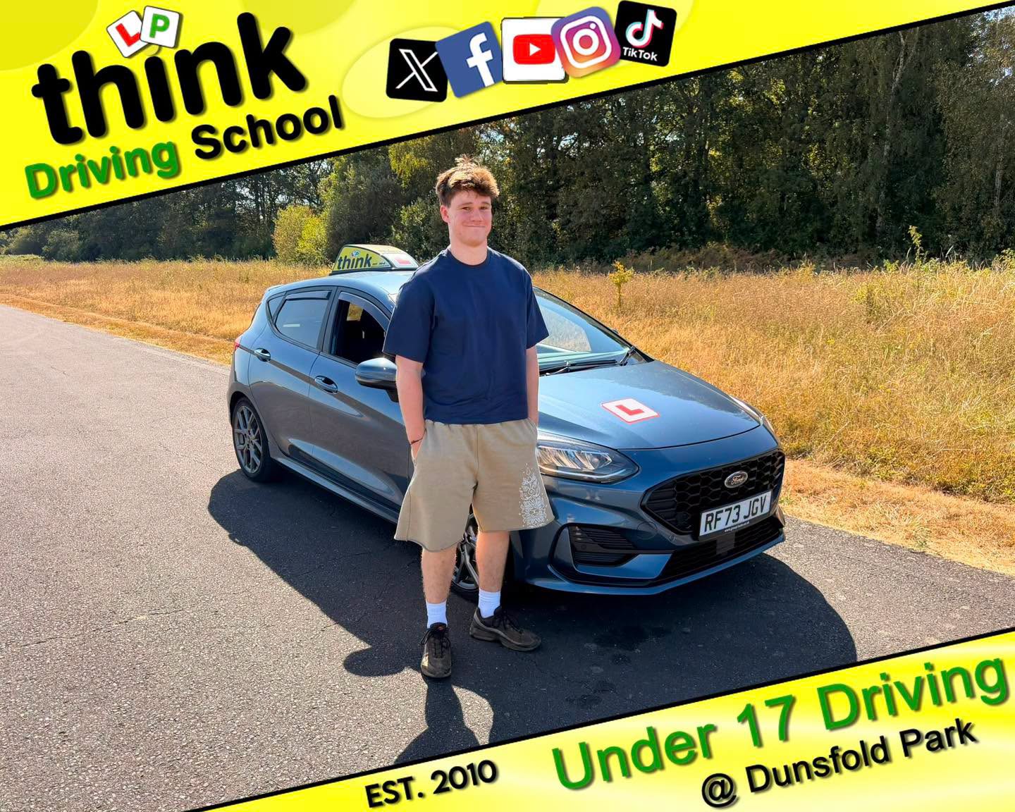 Passed with think driving school June 2026 and left this 5 star review