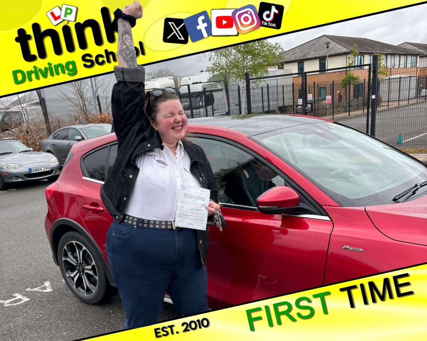 Passed with think driving school April 2026 and left this 5 star review