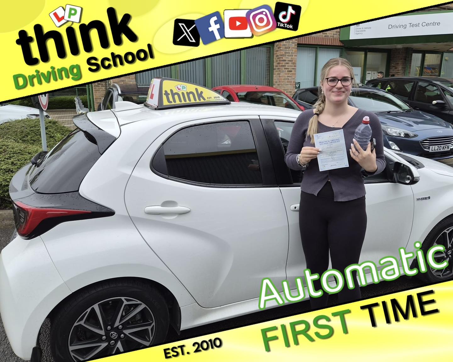 Passed with think driving school April 2026 and left this 5 star review