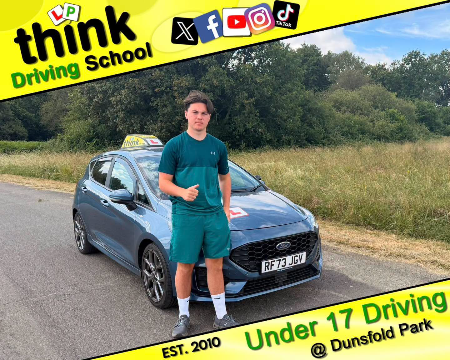 Passed with think driving school June 2026 and left this 5 star review