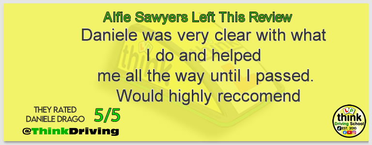 Passed with think driving school June 2026 and left this 5 star review