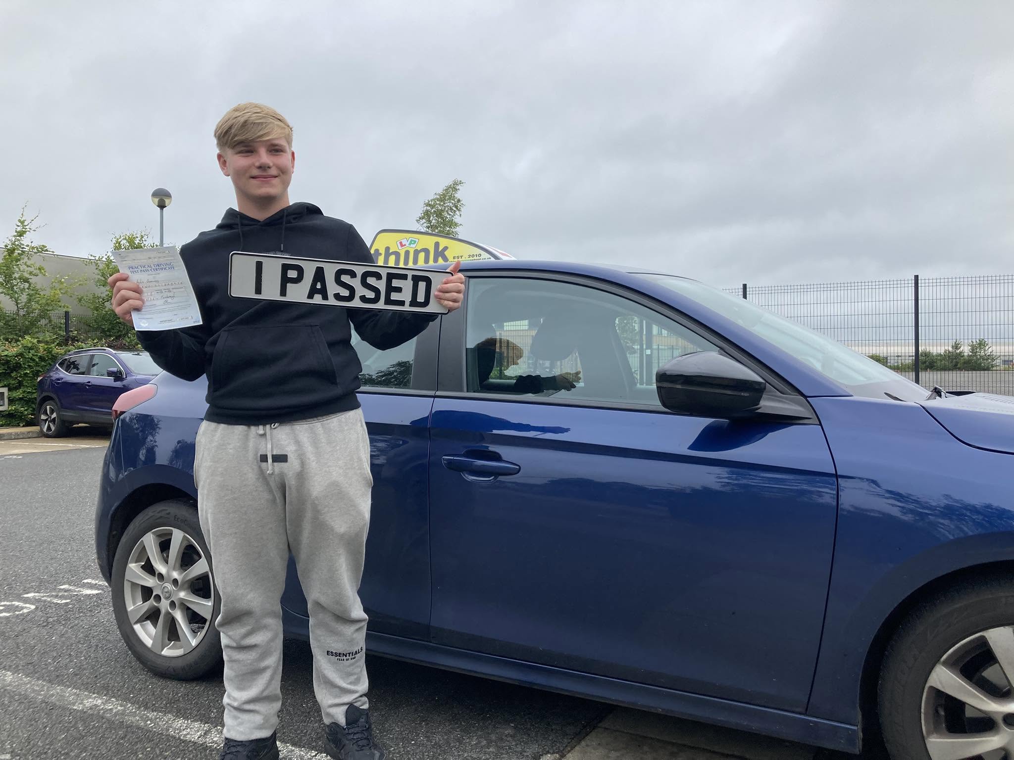 Passed with think driving school June 2026 and left this 5 star review