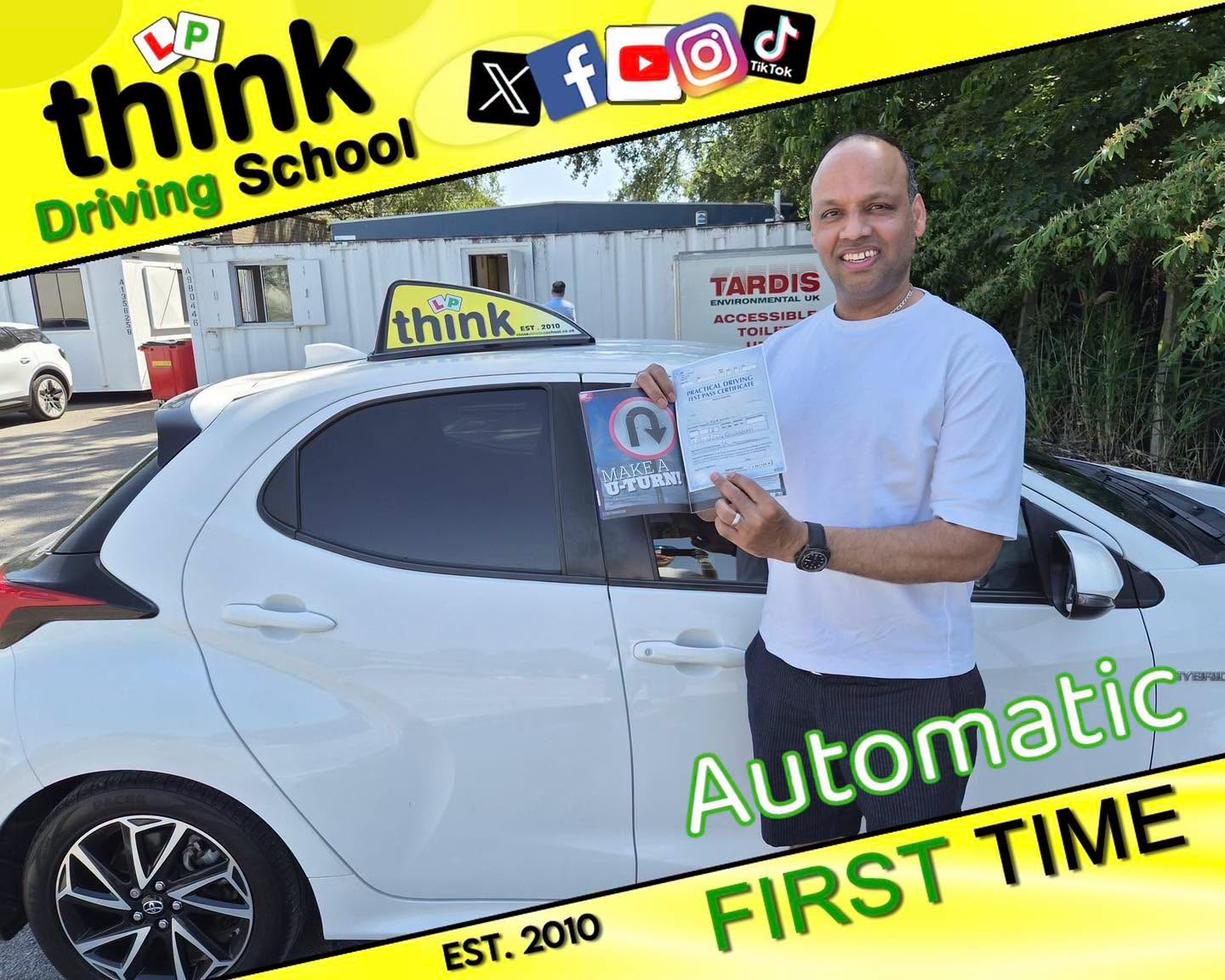 Passed with think driving school June 2026 and left this 5 star review