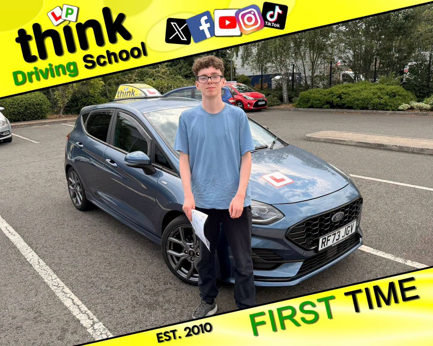 Passed with think driving school June 2026 and left this 5 star review