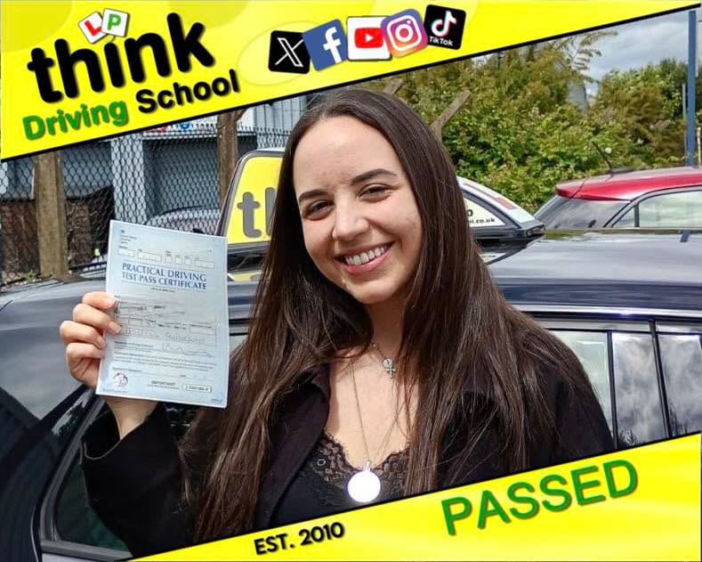 Passed with think driving school June 2026 and left this 5 star review