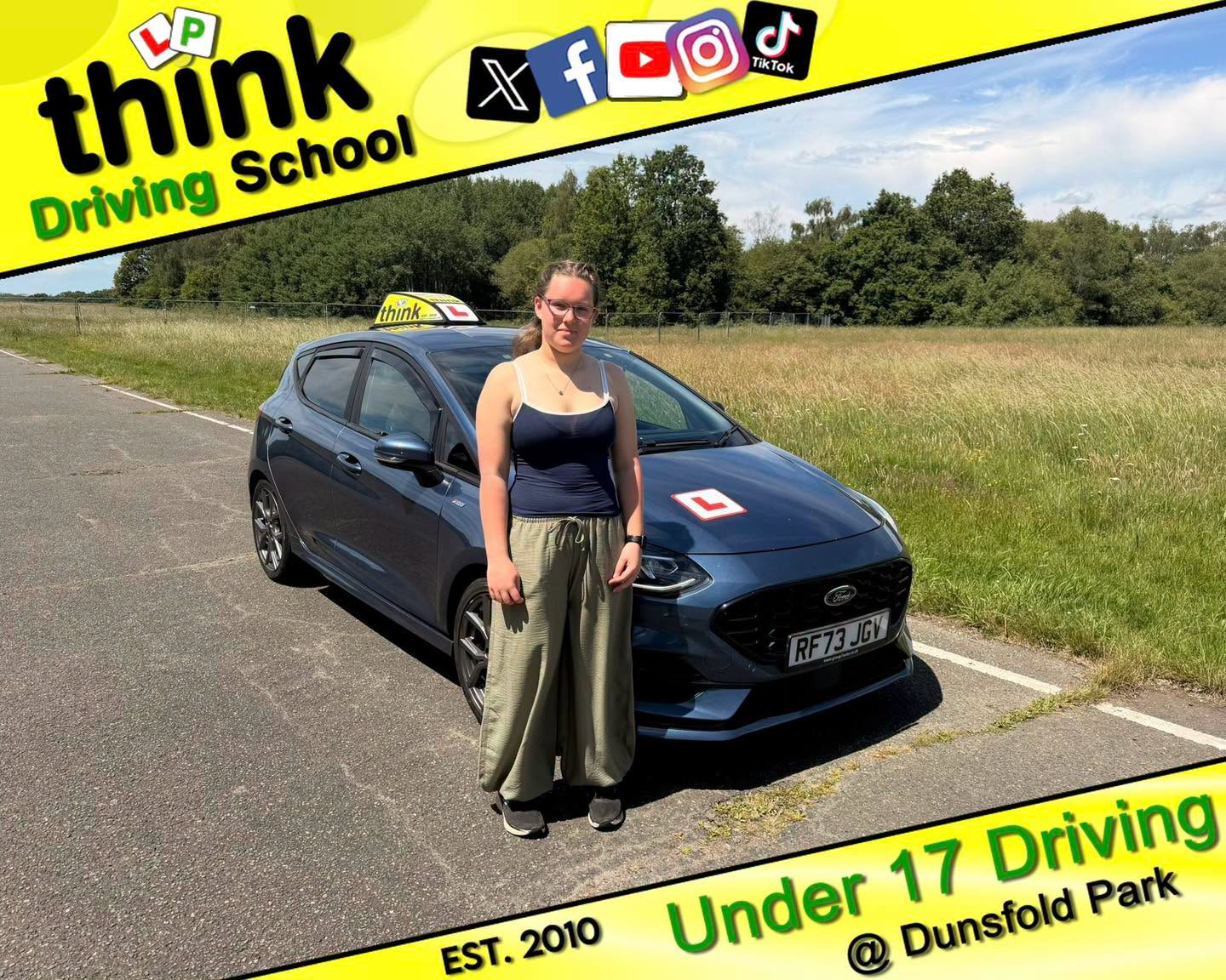 Passed with think driving school June 2026 and left this 5 star review
