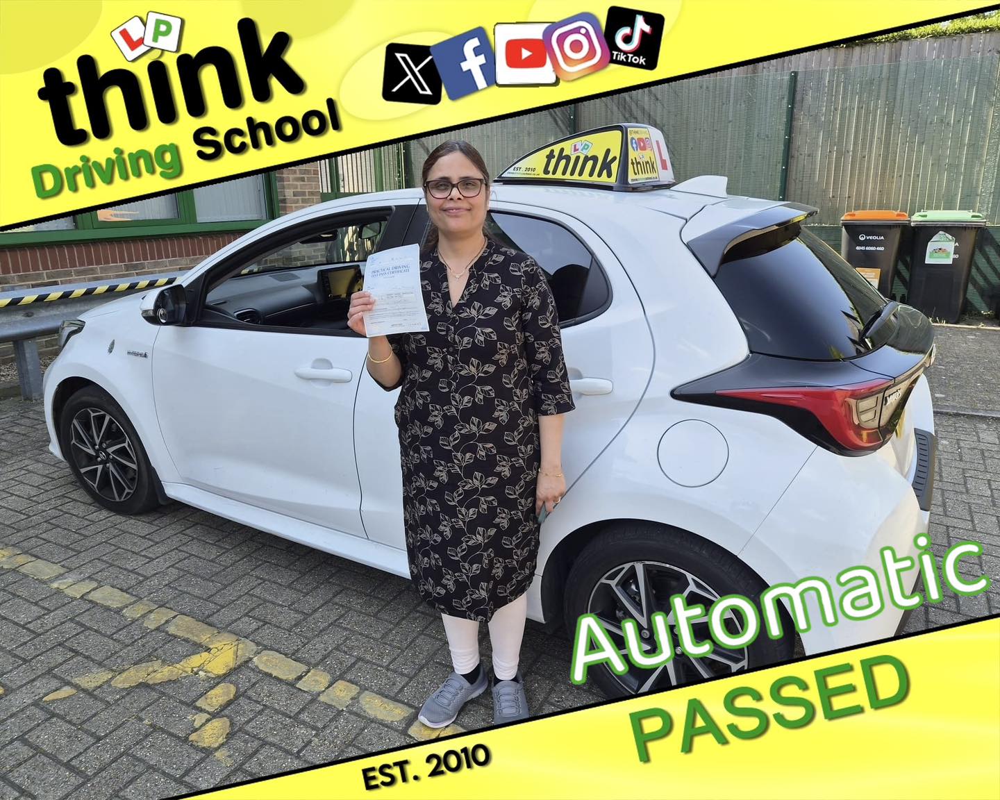 Passed with think driving school MAYl 2026 and left this 5 star review