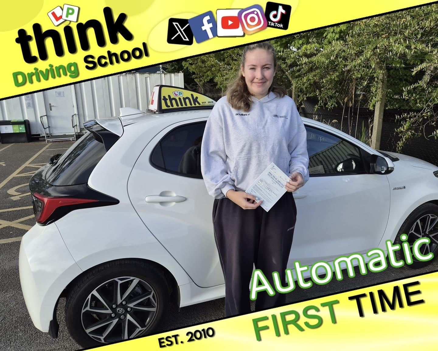 Passed with think driving school MAYl 2026 and left this 5 star review
