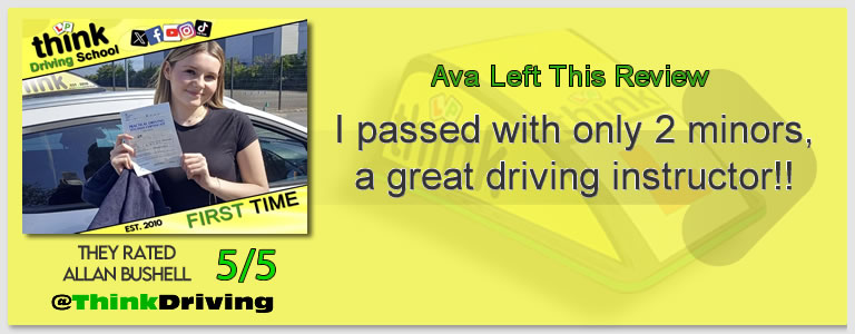 Passed with think driving school April 2026 and left this 5 star review