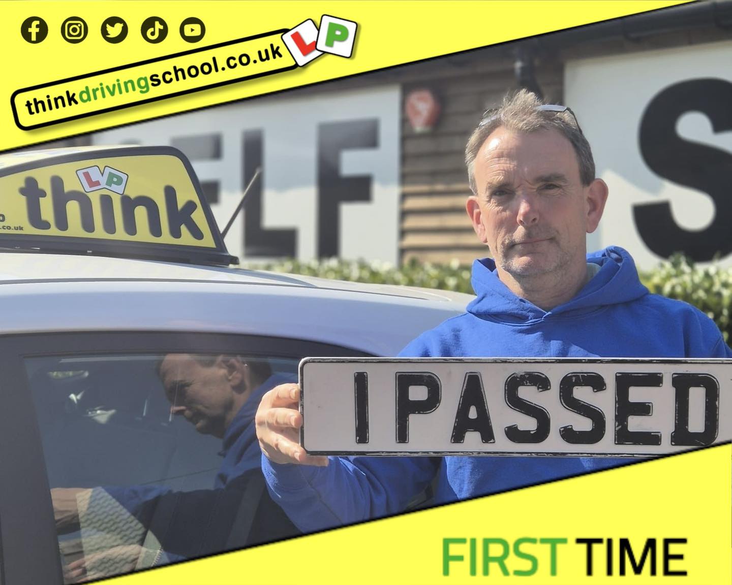 Passed with think driving school March 2025 and left this 5 star review