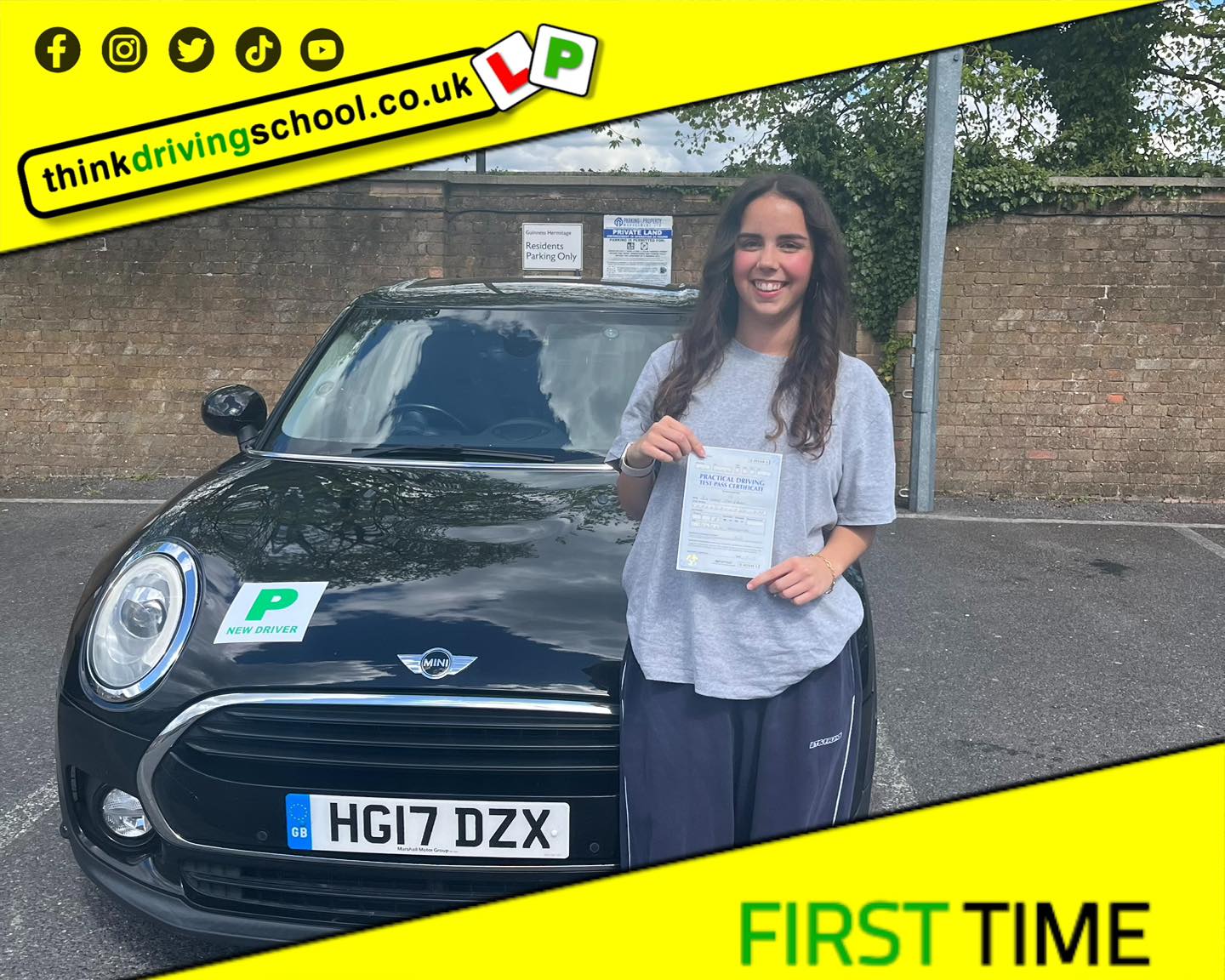 Passed with think driving school March 2025 and left this 5 star review
