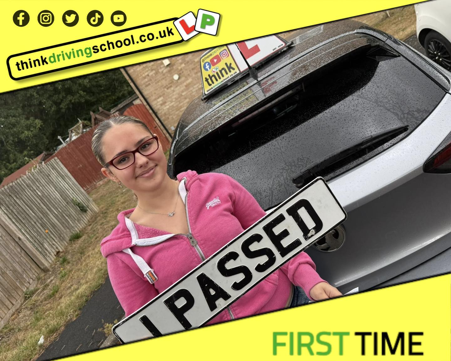 Passed with think driving school August 2025 and left this 5 star review