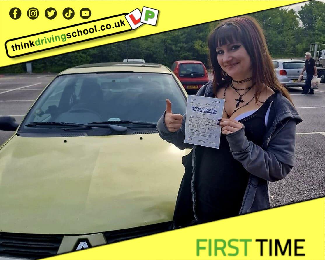 Passed with think driving school August 2025 and left this 5 star review