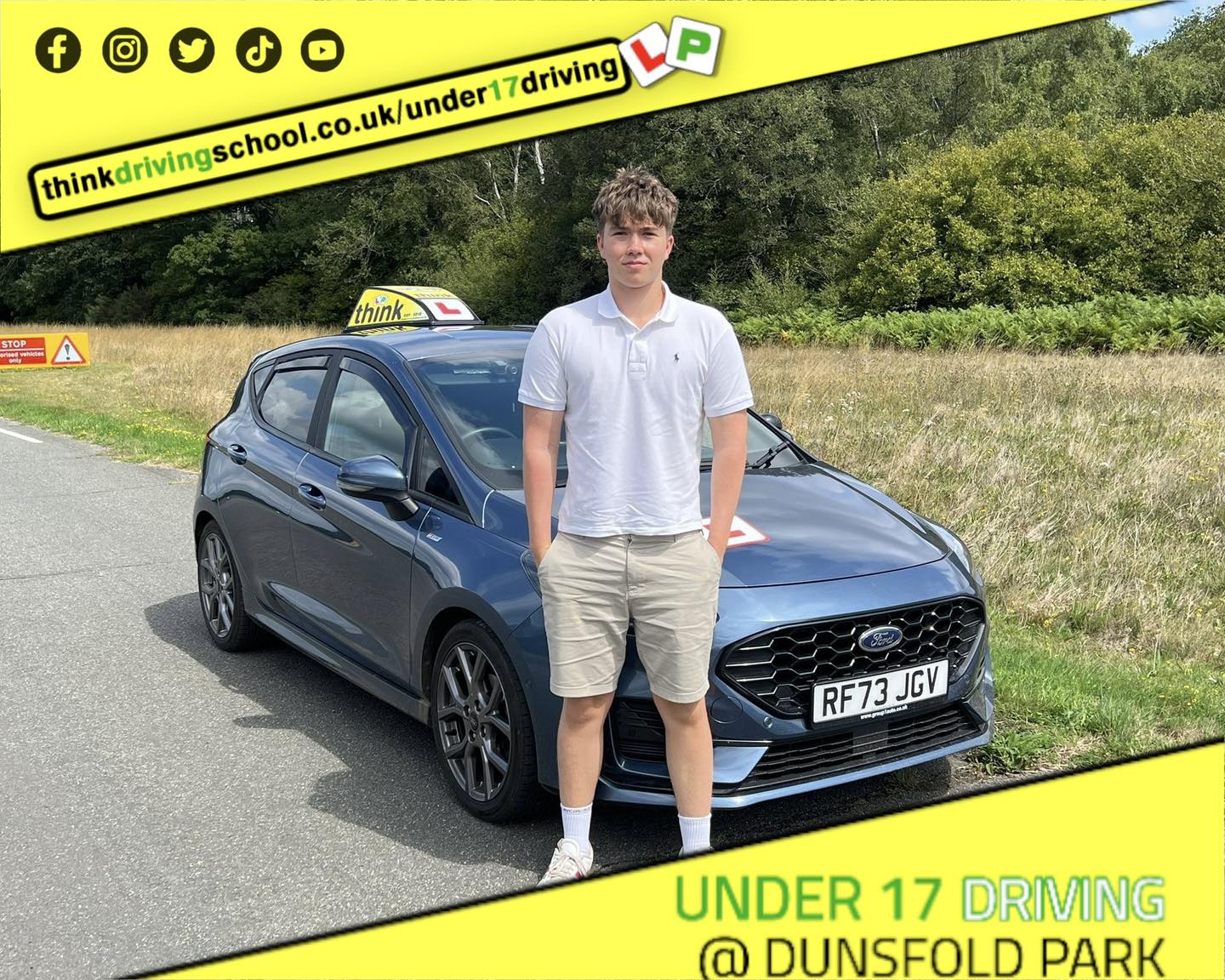 Passed with think driving school August 2025 and left this 5 star review