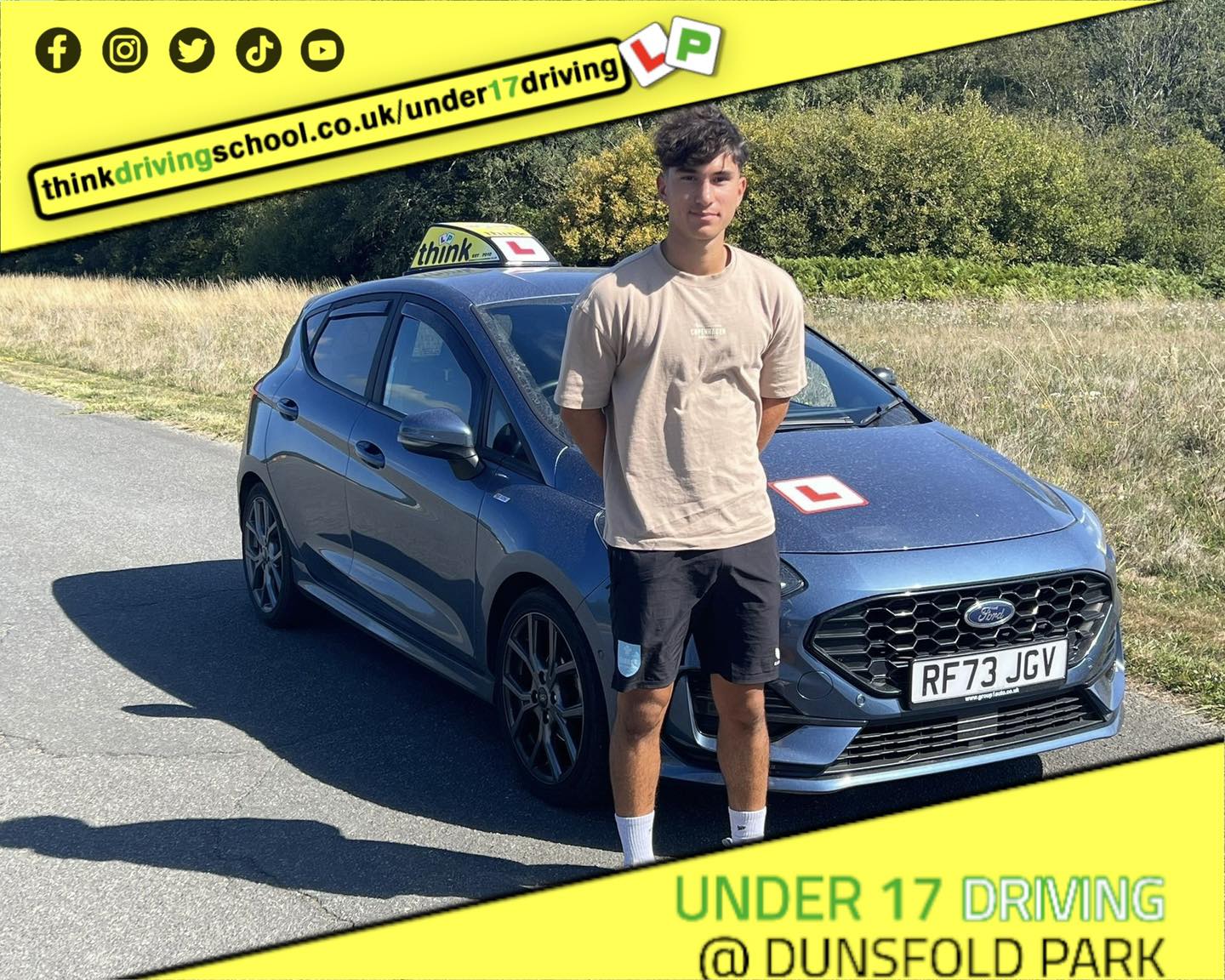 Passed with think driving school August 2025 and left this 5 star review