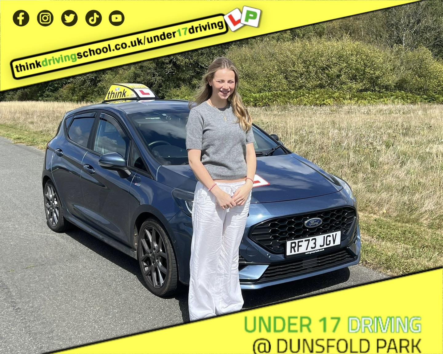 Passed with think driving school August 2025 and left this 5 star review