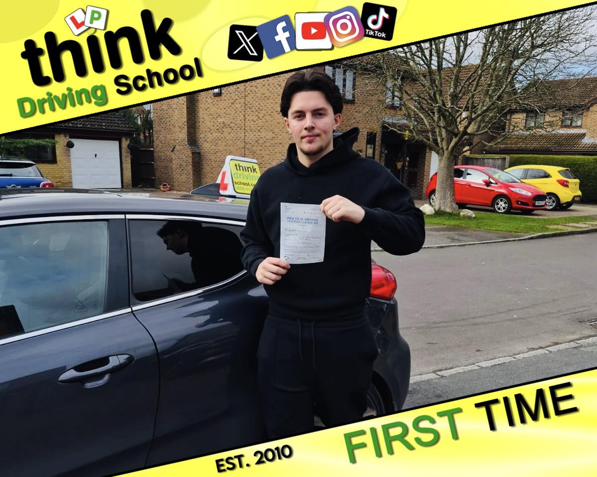 Passed with think driving school January 2026 and left this 5 star review