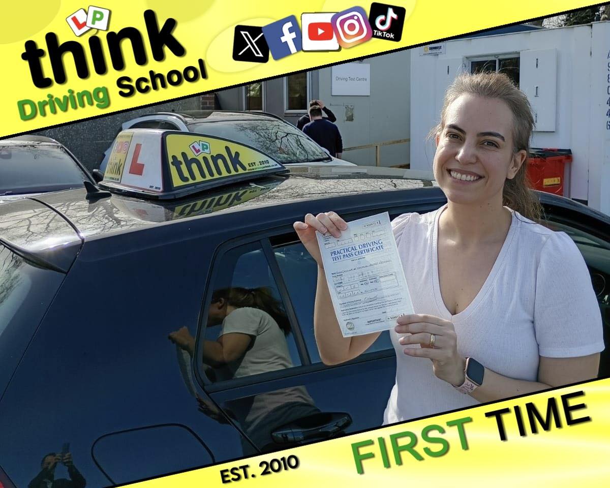 Passed with think driving school March 2026 and left this 5 star review