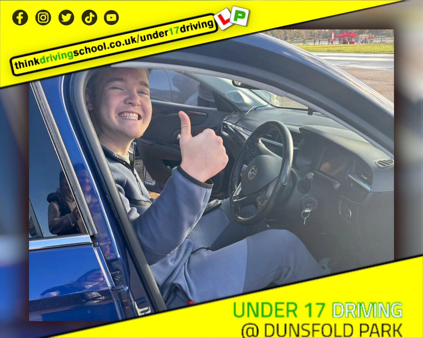 Passed with think driving school November 2025 and left this 5 star review