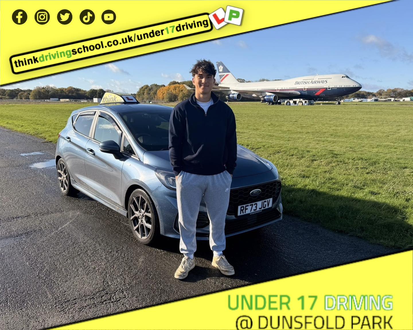 Passed with think driving school November 2025 and left this 5 star review