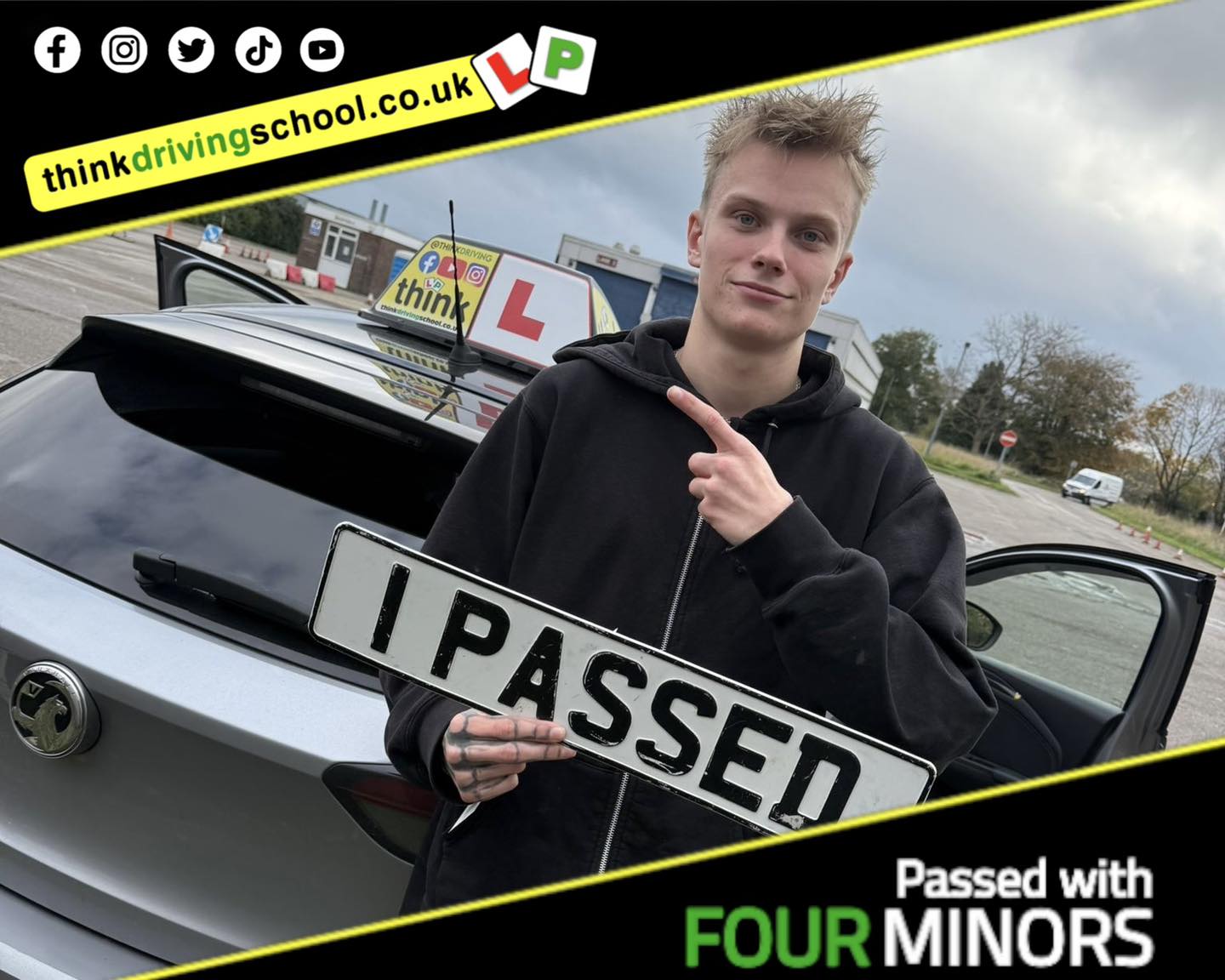 Passed with think driving school November 2025 and left this 5 star review