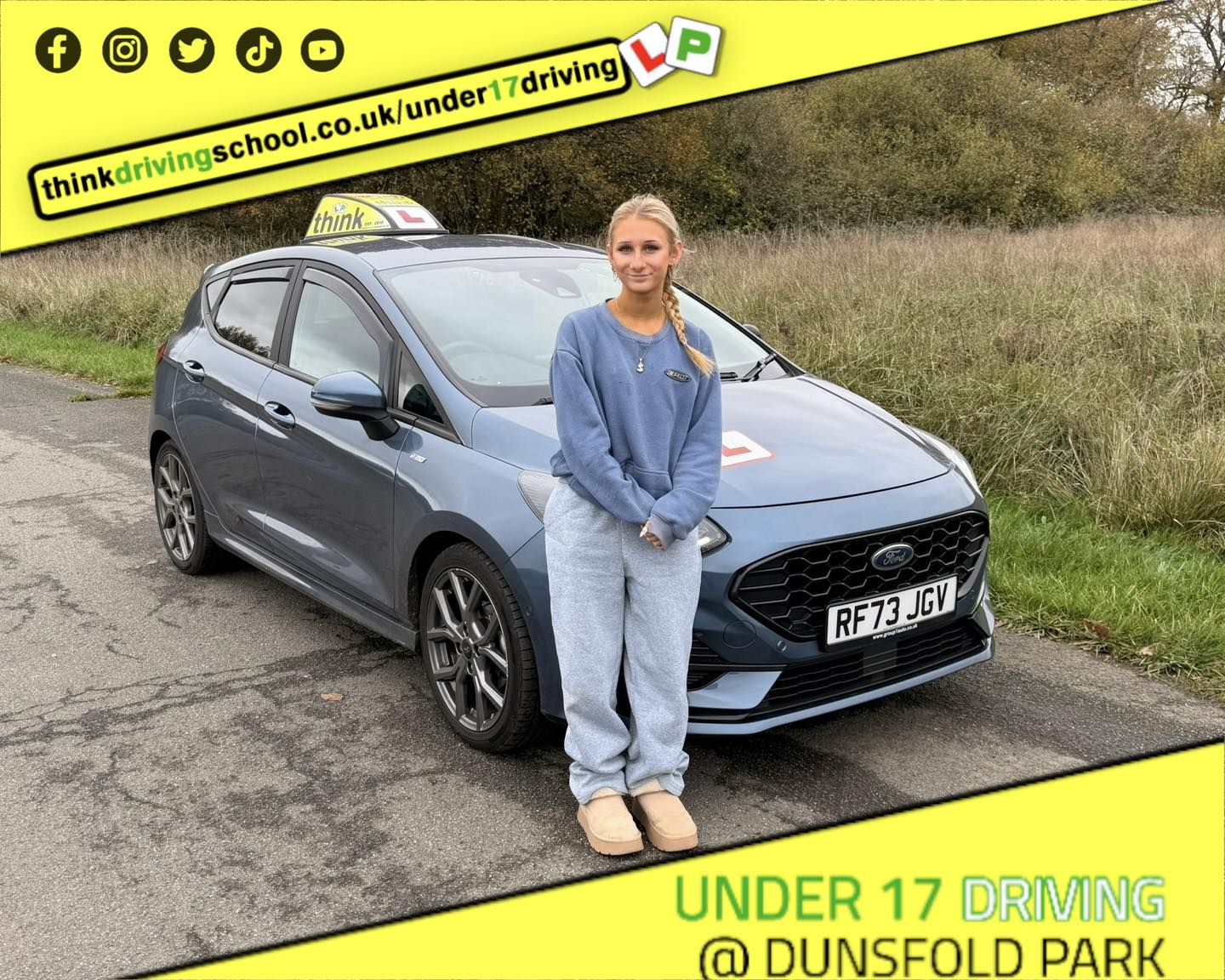 Passed with think driving school November 2025 and left this 5 star review