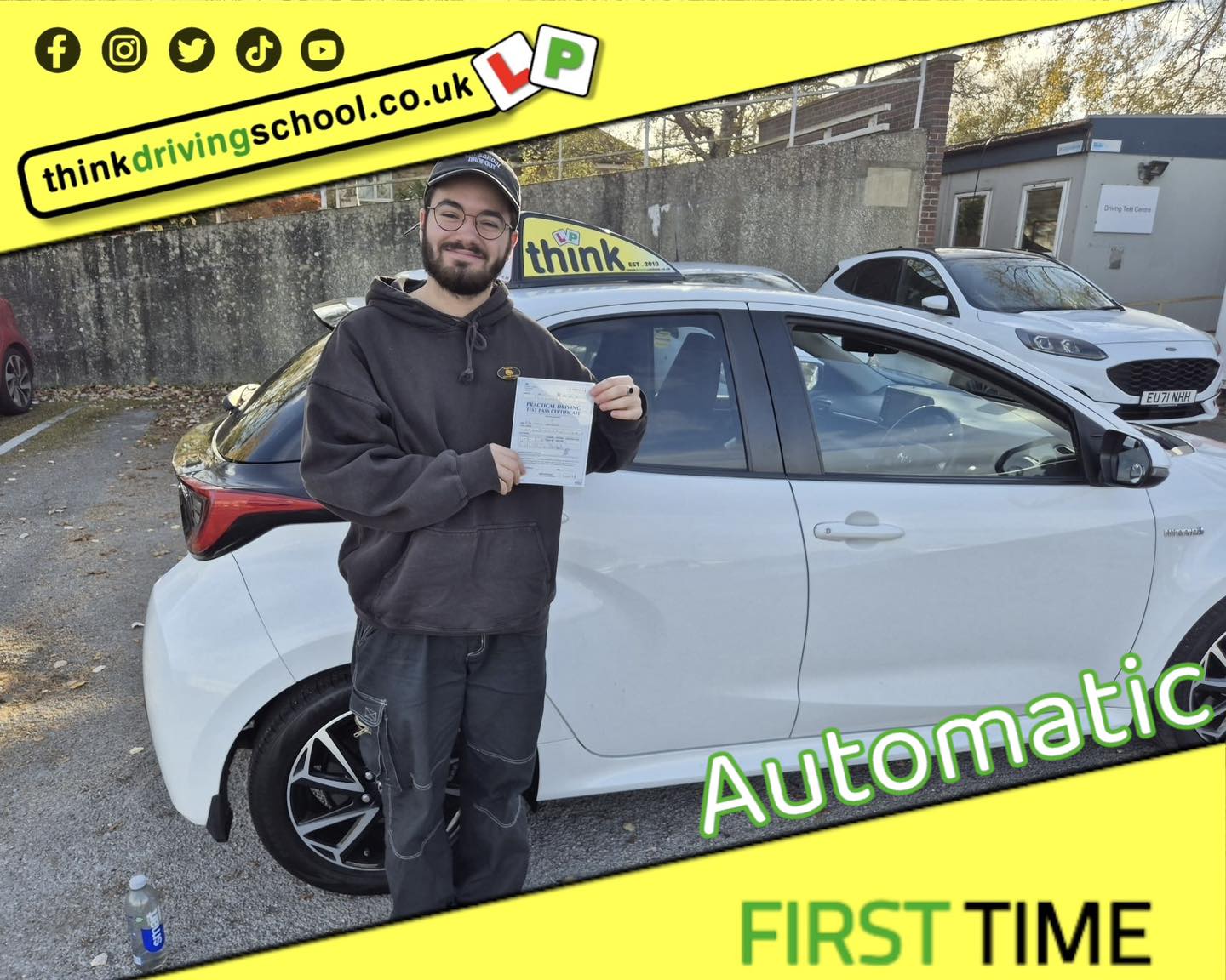 Passed with think driving school October 2025 and left this 5 star review