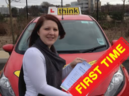 marta from Farnborough happy driving school learner