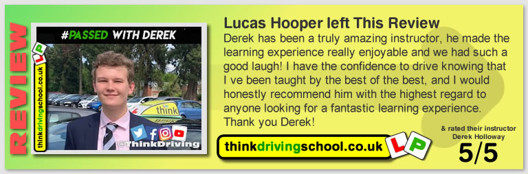 Derek Holloway Adi driving instructor Giving driving lessons in Farnborough