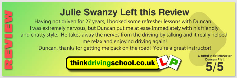 driving lessons Bracknell Stephen Towell think driving school