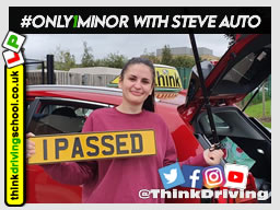 Passed with think driving school September 2021 and left this 5 star review