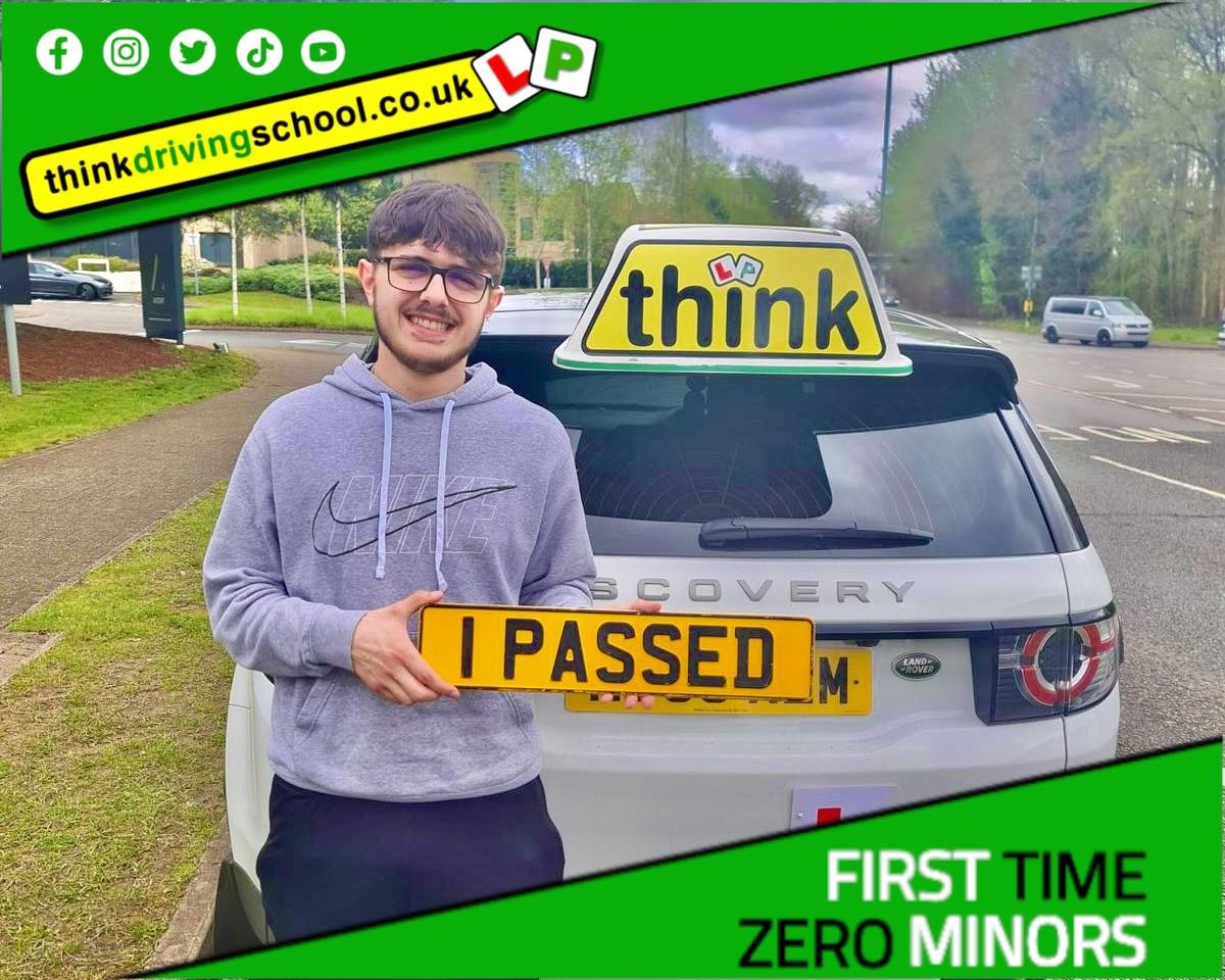 passed with think driving school with ZERO minors 