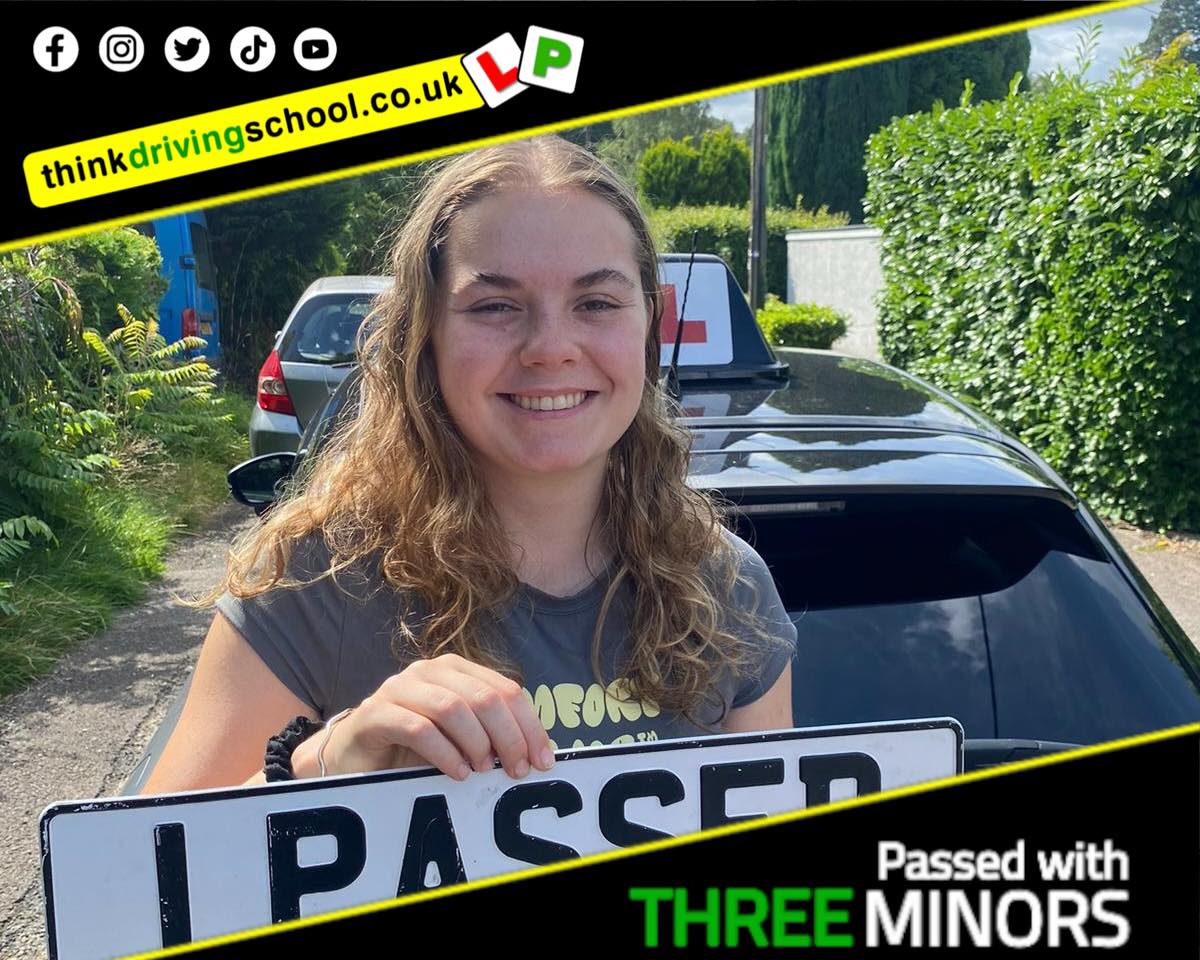 Passed with think driving school August 2024 and left this 5 star review