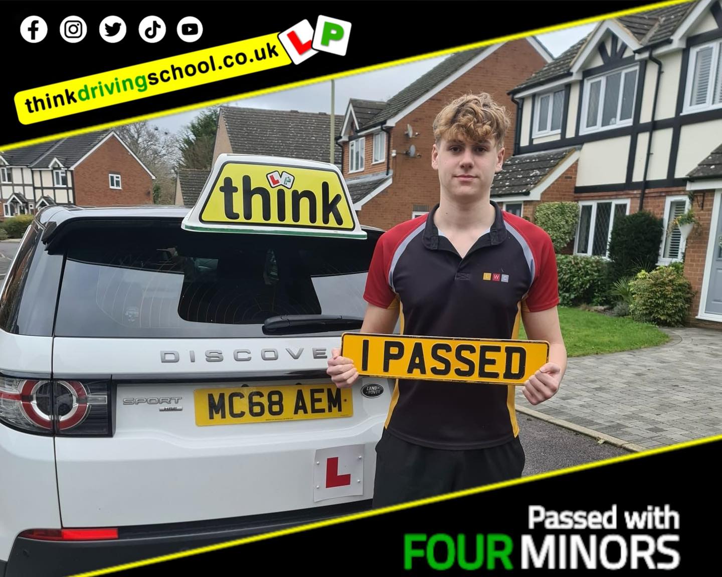 Passed with think driving school DECEMBER 2024 and left this 5 star review