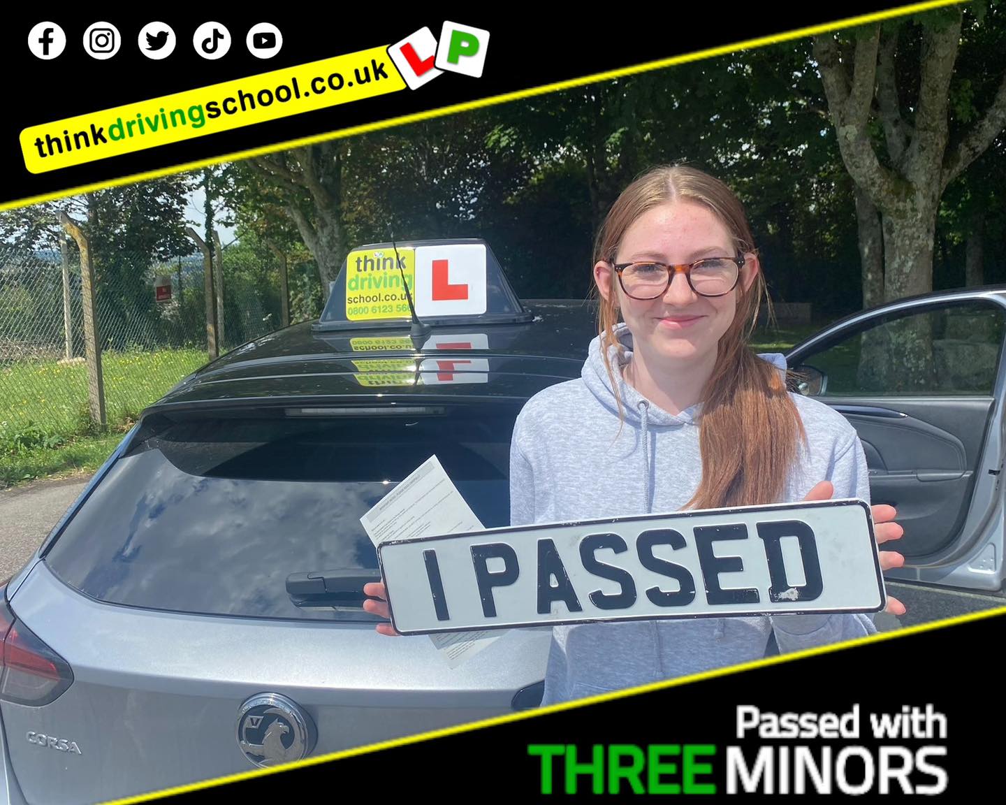 Passed with think driving school JUNE 2024 and left this 5 star review