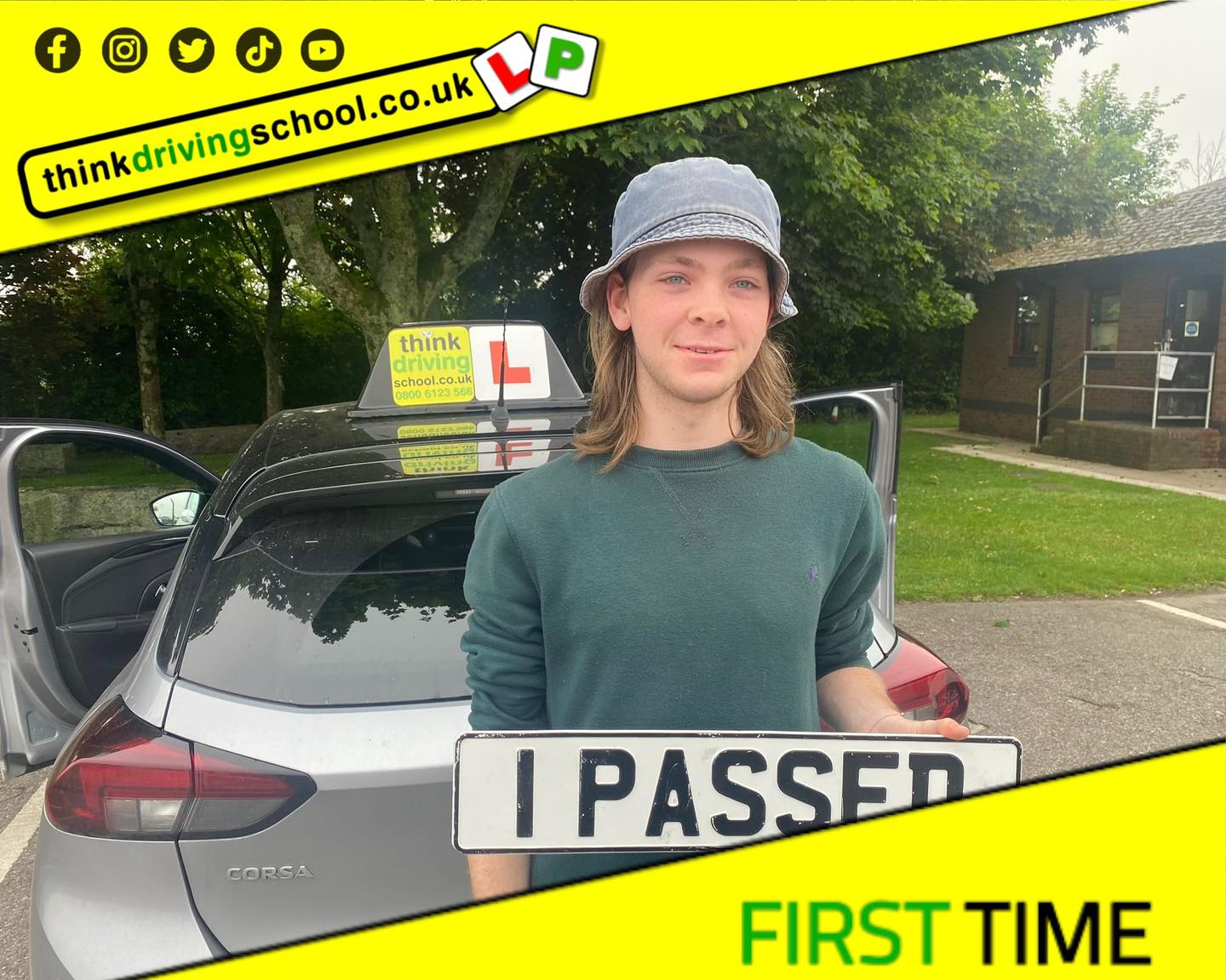 Passed with think driving school JUNE 2024 and left this 5 star review