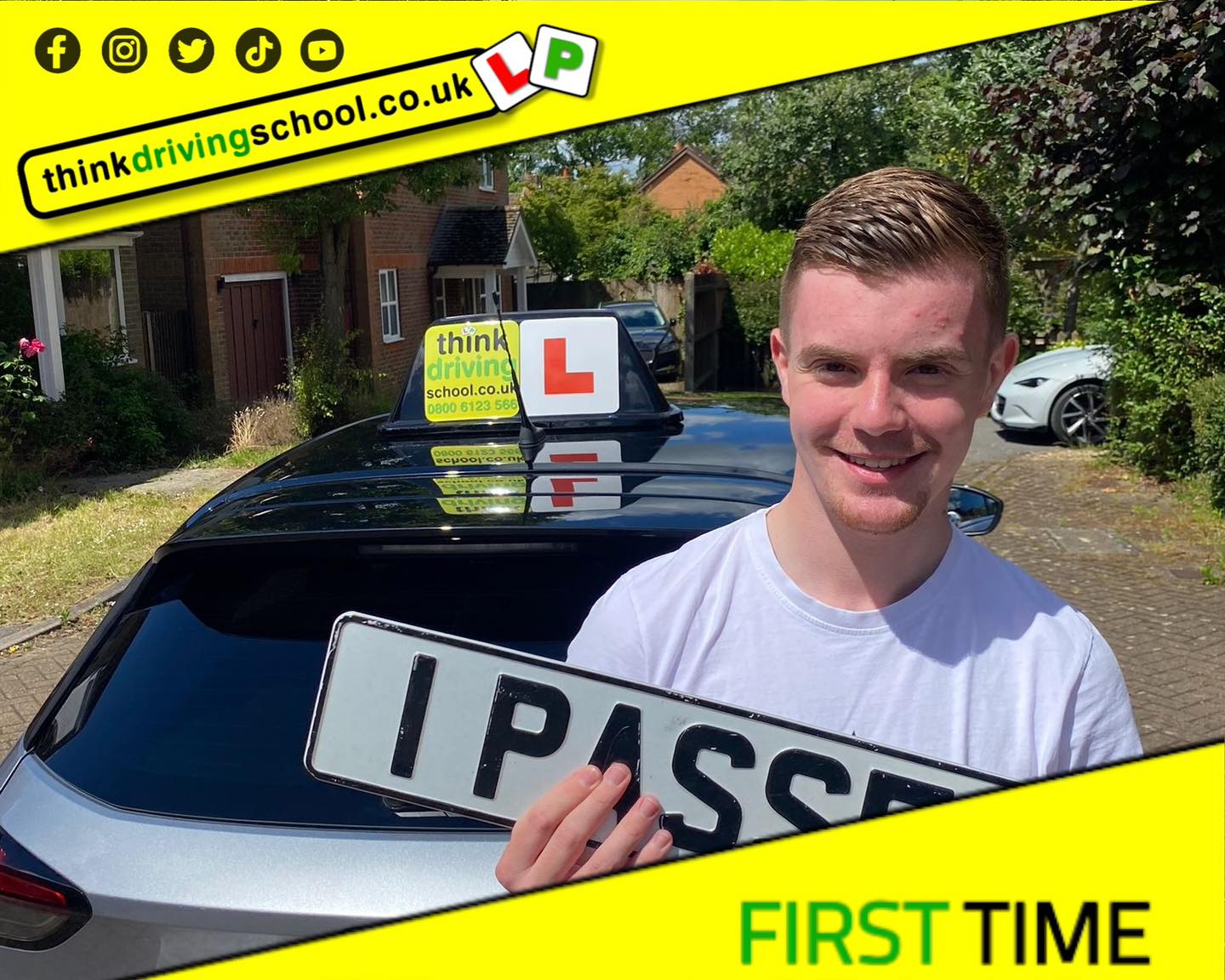 Passed with think driving school JUNE 2024 and left this 5 star review