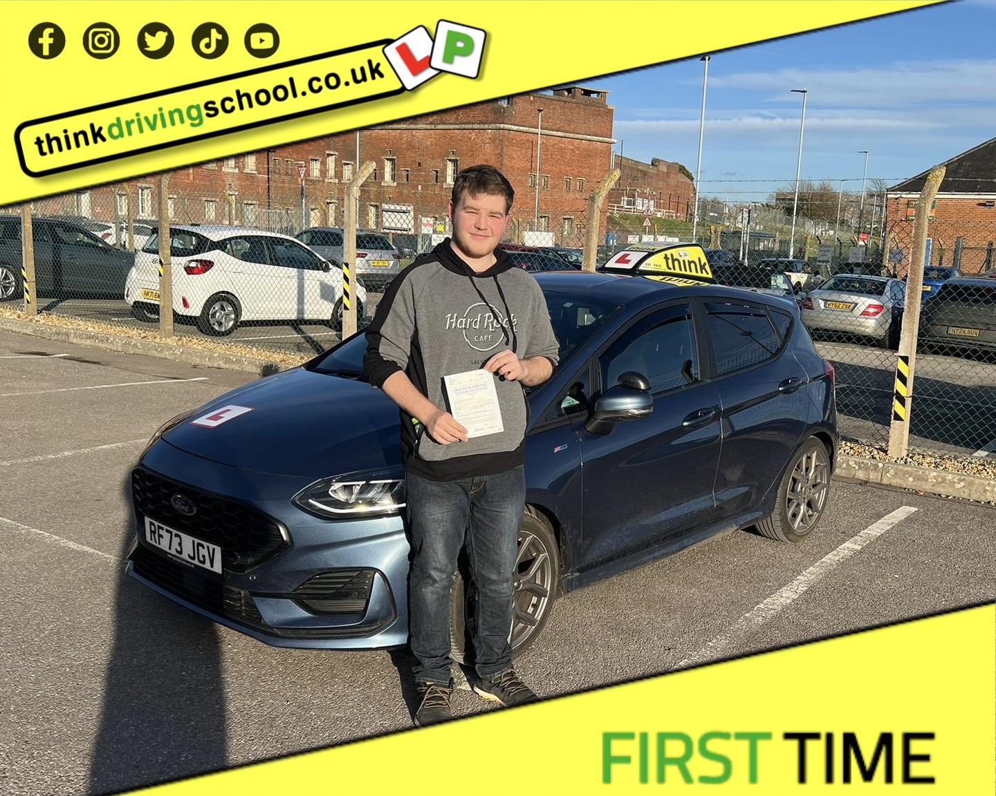 Passed with think driving school January 2025 and left this 5 star review