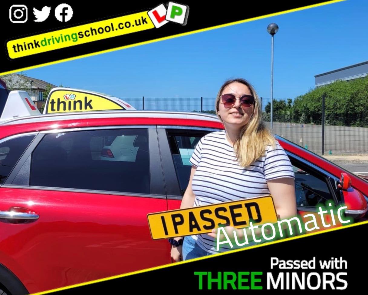 Passed with think driving school MAY 2022 and left this 5 star review